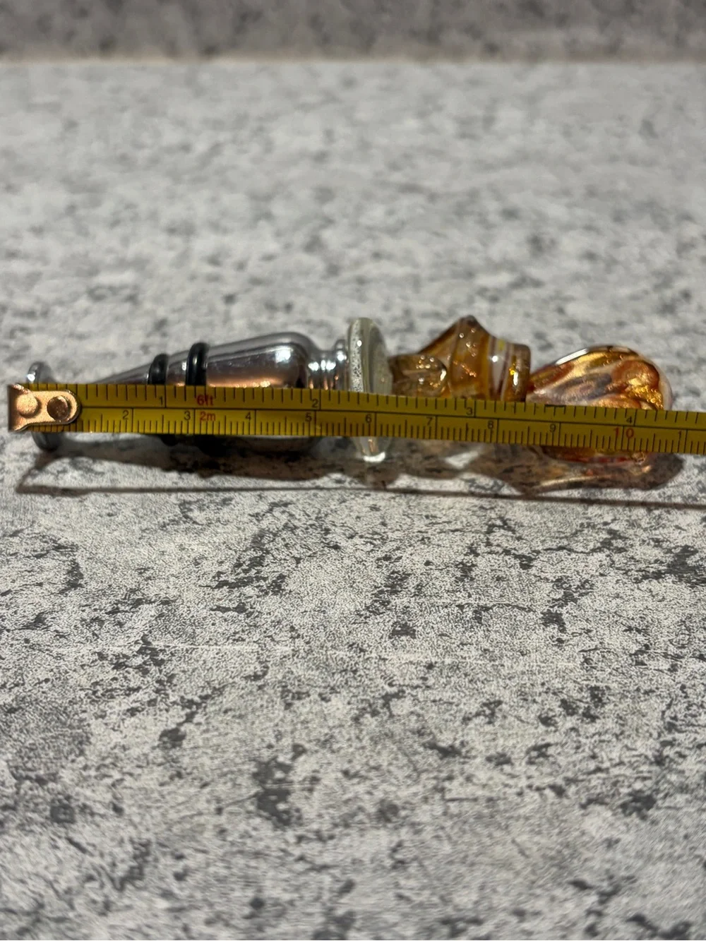Vintage Murano Style Glass Wine Bottle Stopper/ Gift Box | Millefiori Art Glass